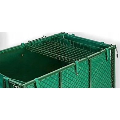 Садовая тележка тачка самосвал 4-колесный 200 л Siker TC1841 (350 кг) зеленый (42401065)
