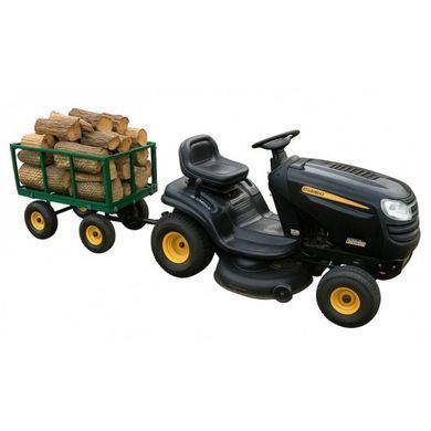 Садовая тележка тачка самосвал 4-колесный 200 л Siker TC1841 (350 кг) зеленый (42401065)