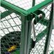 Садовая тележка тачка самосвал 4-колесный 200 л Siker TC1841 (350 кг) зеленый (42401065)