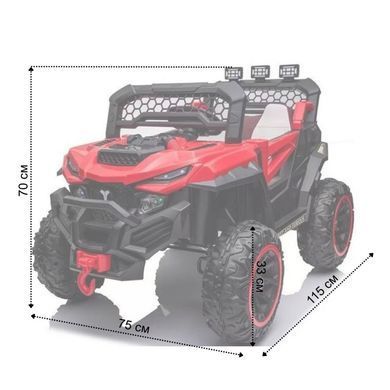 Детский двухместный электромобиль 4*4 Spoko SP-8888 красный (42412052)