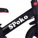 Биговел велосипед трасформер 3в1 Spoko SP-150 с родительской ручкой черно-красный (42412141)
