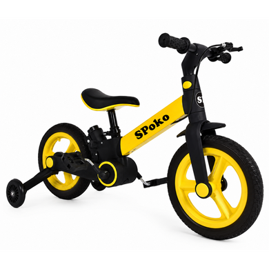 Биговел велосипед трасформер 3в1 Spoko SP-150 черно-желтый (42412142)