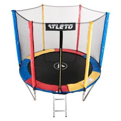 Батут Atleto 312 см з сіткою multikolor (21000133)