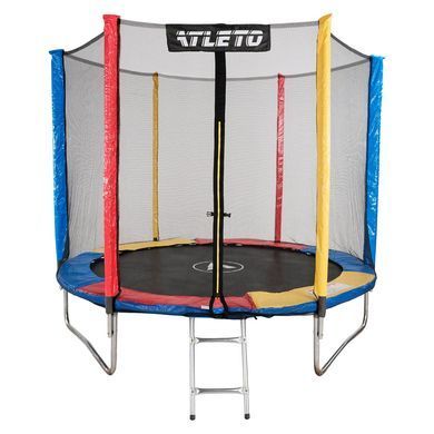 Батут Atleto 312 см з сіткою multikolor (21000133)