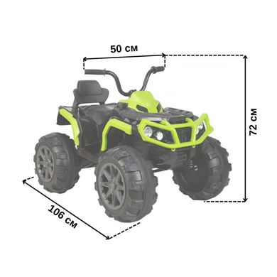 Детский электроквадроцикл Spoko HM-1288 зеленый (42300209)