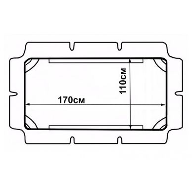 Дашок для садової гойдалки Bonro 170x110 см (80000020)