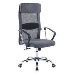 Крісло офісне на колесах Bonro BN-002-2 сіре (42400415)