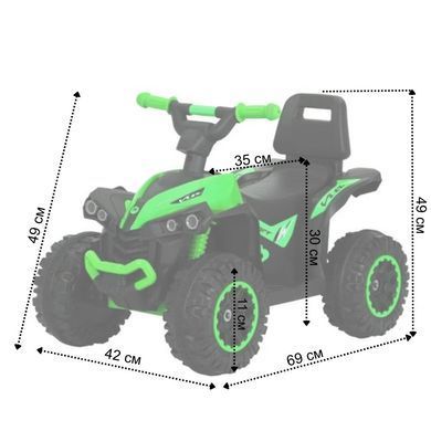 Детская машинка каталка толокар Spoko SP-925 зеленый (42401037)